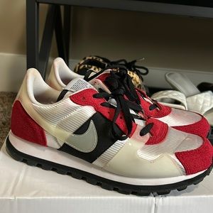 Red, white & black Nikes
